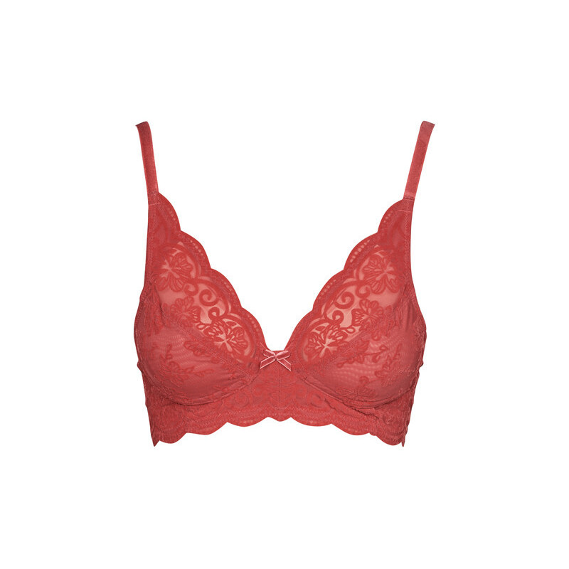TRIUMPH Reggiseno Senza Ferretto AMOURETTE 300P Imbottito Cotone BIANCO Copp A B