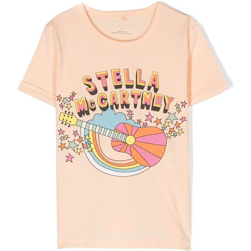 Stella McCartney Kids T-shirt con stampa - Toni neutri