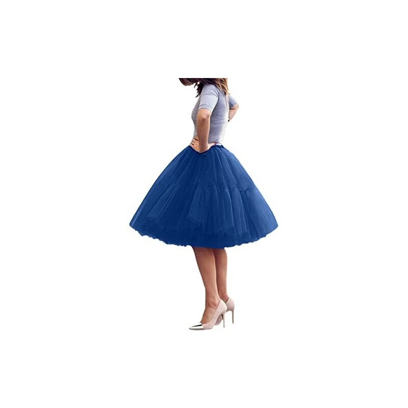 Gonna Cotone Donna Vintage - Lunga Con Piegh, Vita Elastica, Tasche, Taglie S-XXL - Foto 10