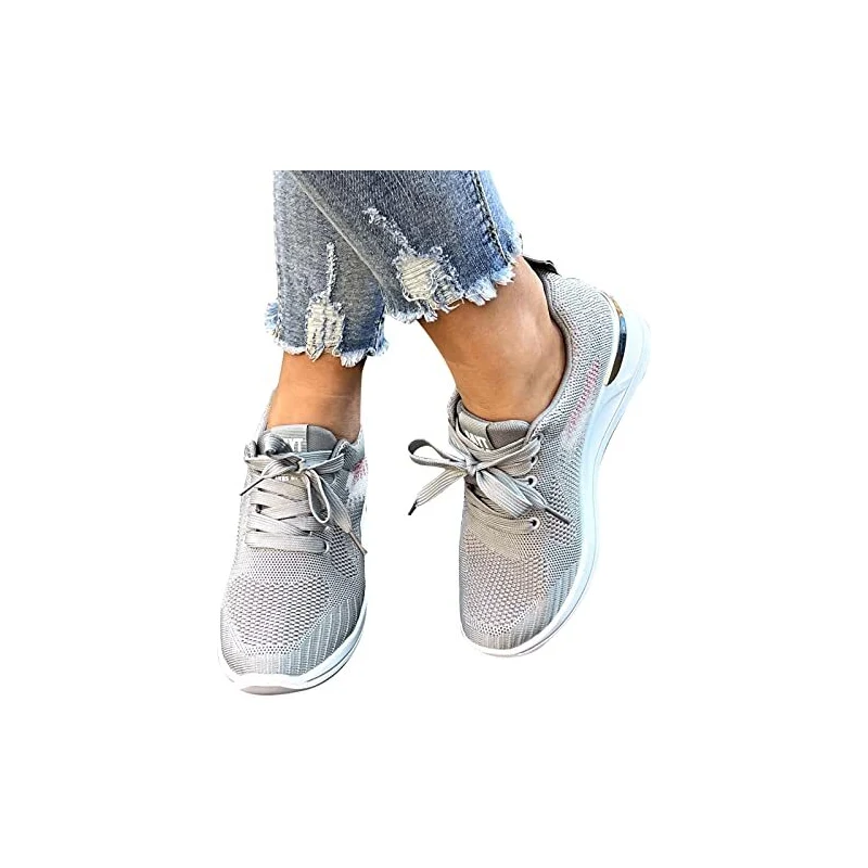 Scarpe Sportive Donna Con Memory Foam - Sneakers Mesh Leggere, Comode Per Corsa, Palestra E Casual - Foto 9
