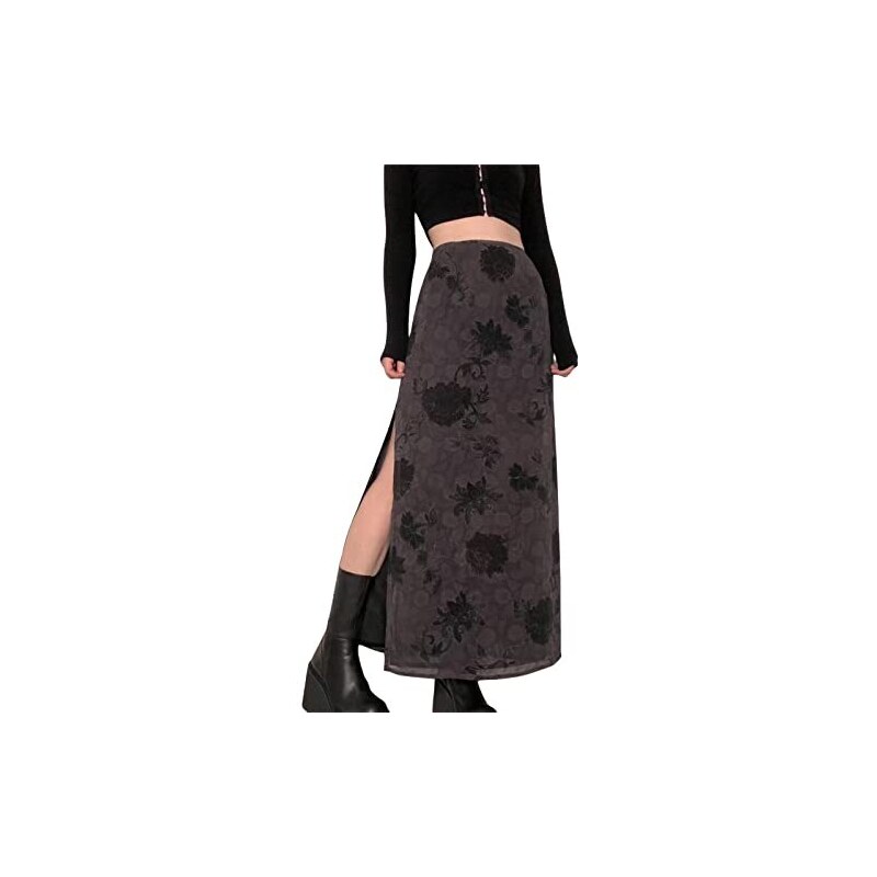 Jupe Femme CA' VAGAN 100% Cachemire - Fente Latérale 27 Cm - Longueur 70 Cm - Taille Unique Élastiquée - Neuf Avec Étiquettes
