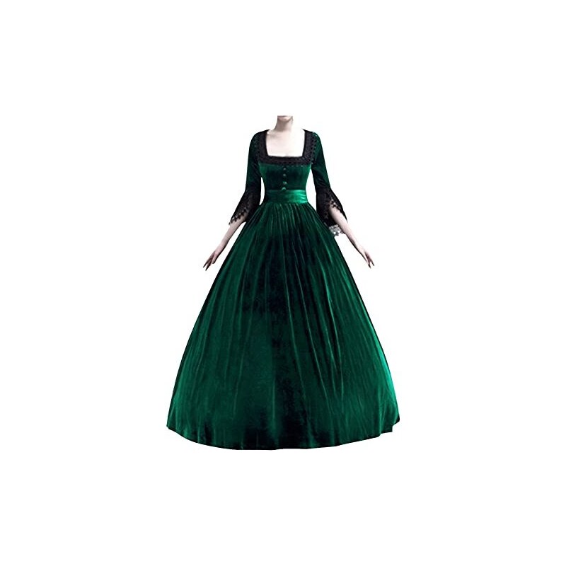 SCARLET DARKNESS Abito Rinascimentale Da Donna Medievale