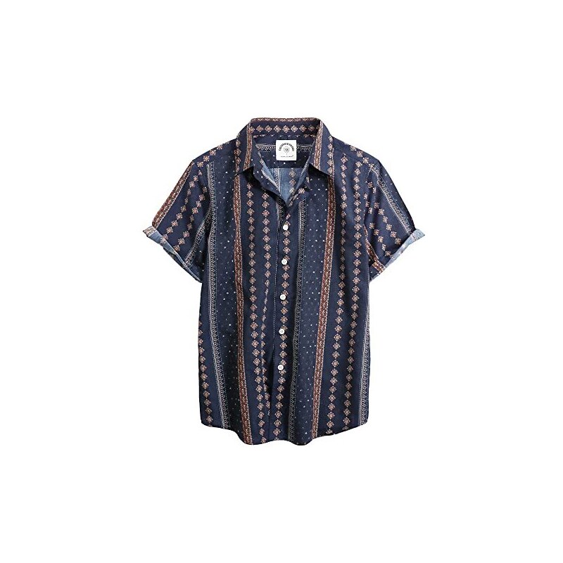 Moda Camicie Anni 80 Uomo Camicia Hawaiana Uomo Da Uomo A Maniche