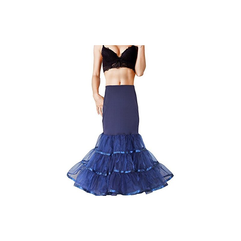 TRENDMALLS Sottogonna Modellante Per Sari In Cotone Elastan - Taglio Pesce - Donna