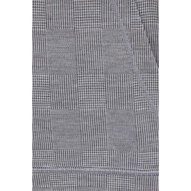 Emporio Armani maglia in lana uomo colore grigio con cappuccio