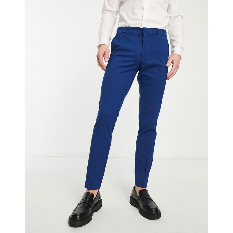New Look - Pantaloni da abito skinny indaco-Blu