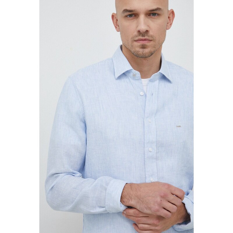 Michael Kors camicia di lino uomo