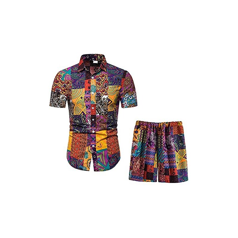 Set 2 Pezzi Uomo: Maglia Lunga Trasparente Con Bottoni E Pantaloncino In Pizzo, Sexy E Geometrico - 4