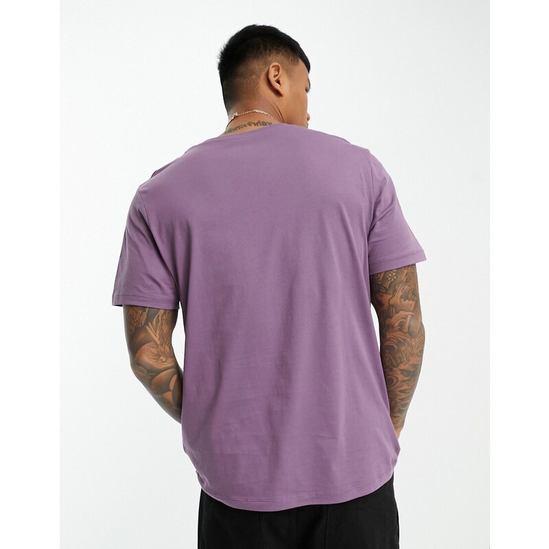 Timberland - Stack - T-shirt viola con logo