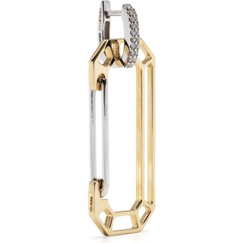 EÉRA Orecchino Anima Chiara in oro giallo 18kt con diamanti