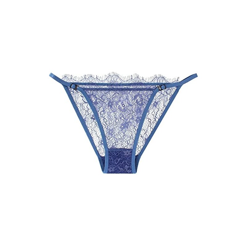 Acquista Slip Da Donna Mutandine Sexy Cinturino Sottile In Pizzo Con Strass Lucidi Mutanda Perizoma Da Donna Trasparente Sexy Caldo Ultrasottile In Italia A Partire Da 14 - Foto 3