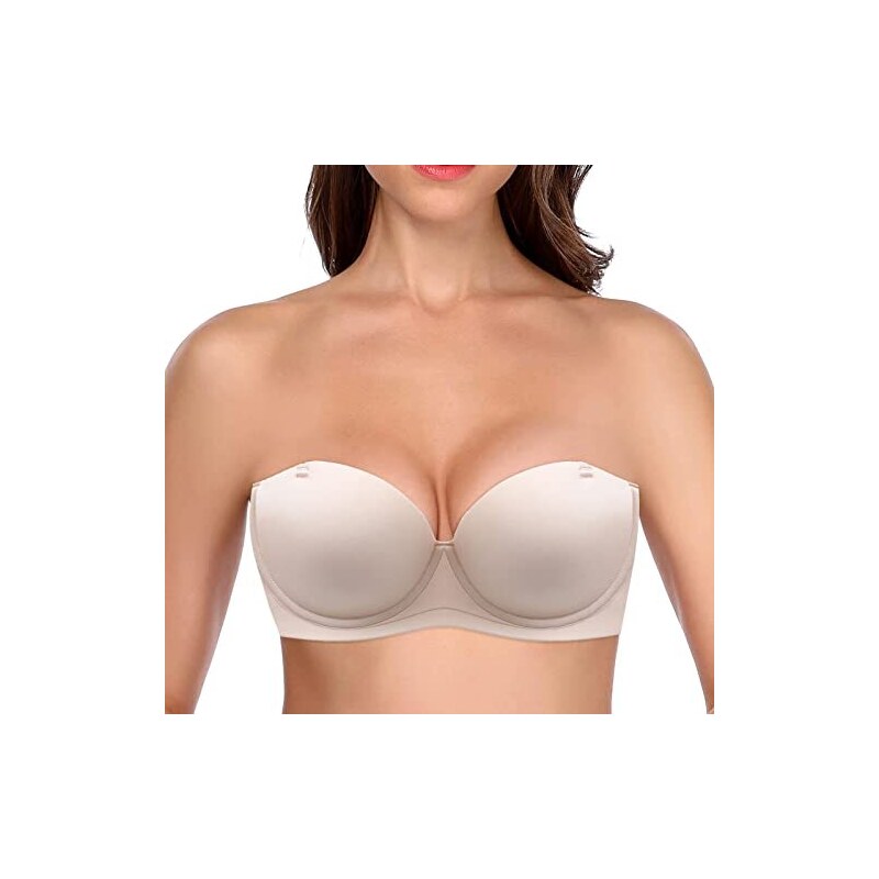 Reggiseno Senza Cuciture Taglie Forti – Scollo A V Con Ferretto, Spalline Regolabili – Morbido E Push-up - 5