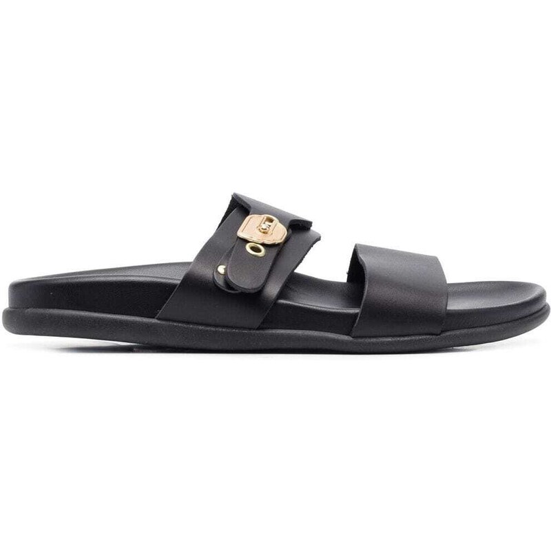Sandali Donna BUFFALO NOA GREEK SANDAL - Tacco 4.5cm, Vegan, Suola In Gomma, Colore Nero