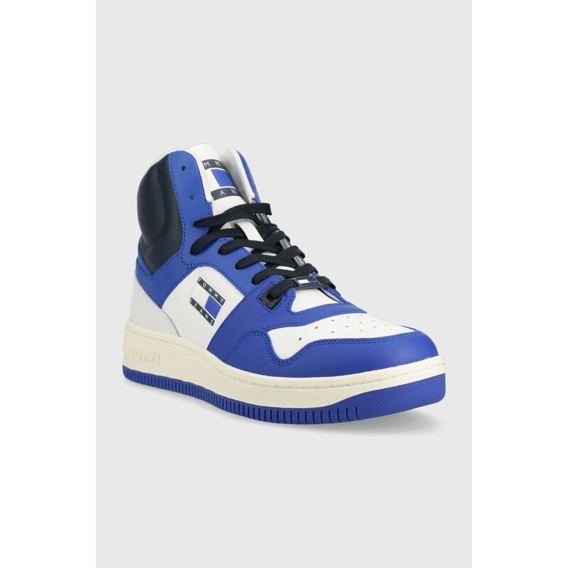 Tommy Jeans sneakers in pelle MID CUT BASKET EM0EM01164