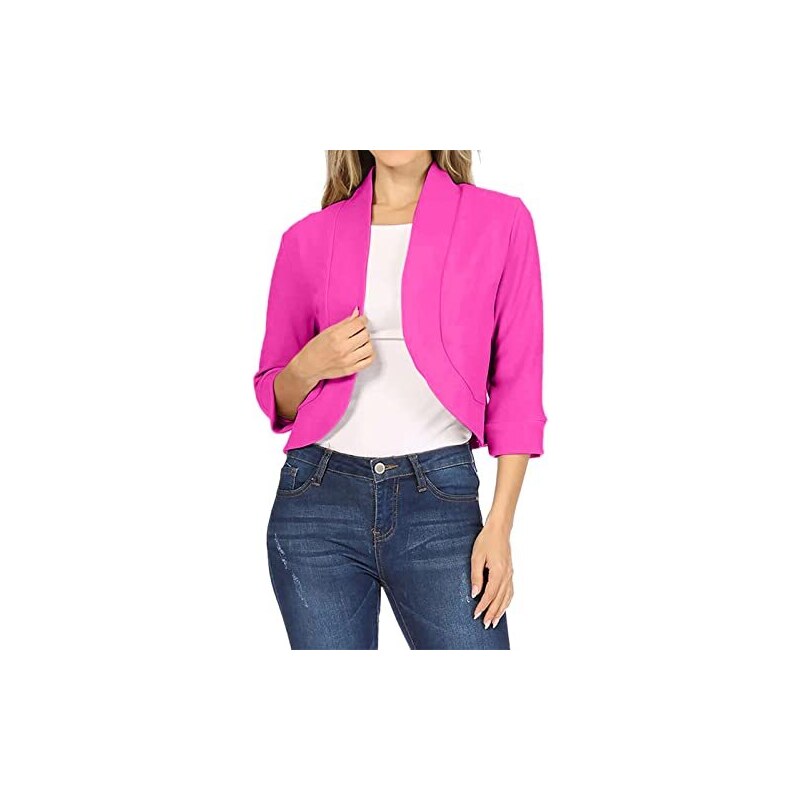 Cardigan Donna Maniche Corte Leggero | In Viscosa Ed Elastan, Aperto Anteriore | Per Estate, Casual - Foto 8