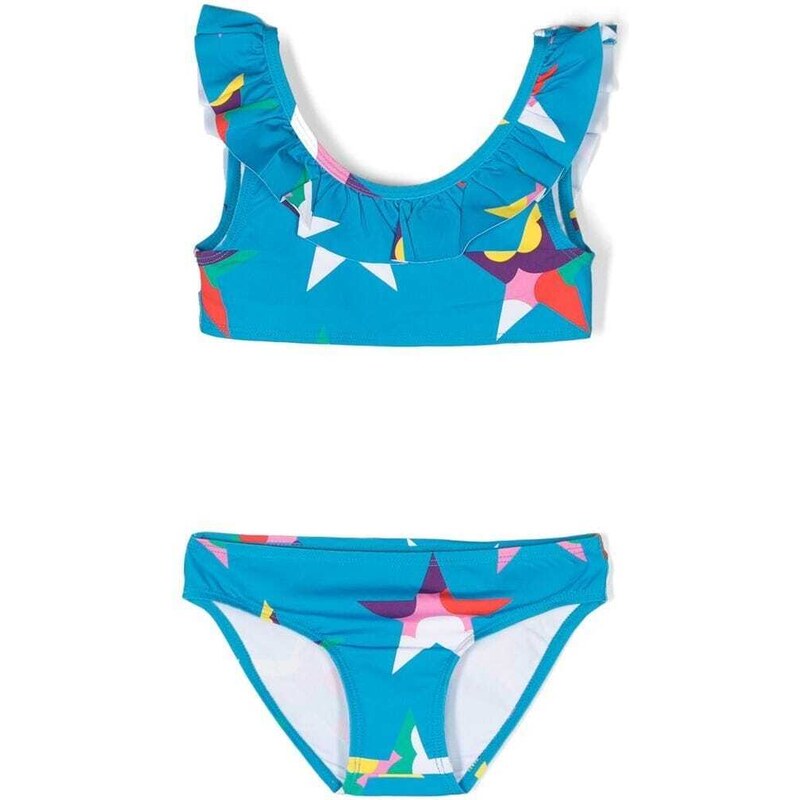 Stella McCartney Kids Bikini con stampa grafica - Blu