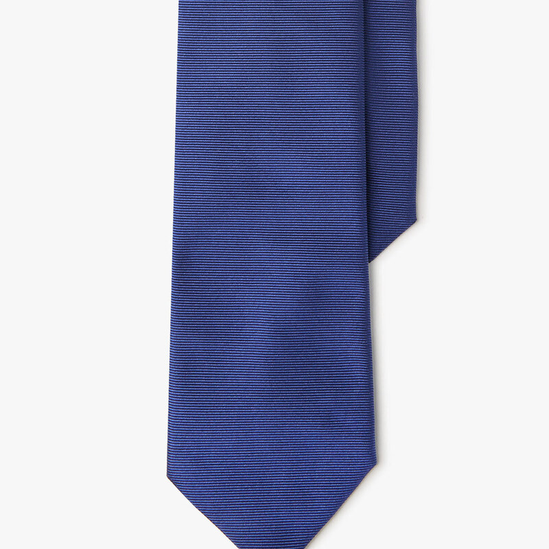 Brooks Brothers Cravatta tinta unita in seta - male Cravatte e Pochette da taschino Bluette REG