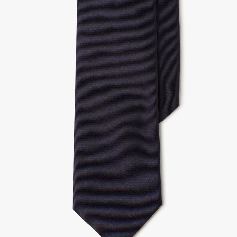 Brooks Brothers Cravatta tinta unita in seta - male Cravatte e Pochette da taschino Blu navy REG