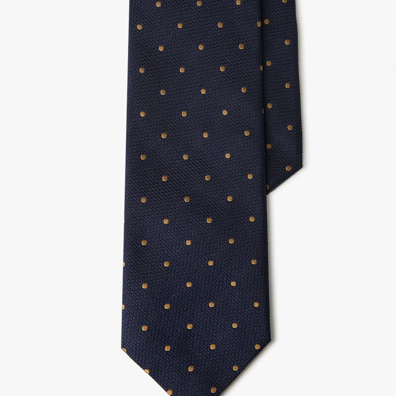 Brooks Brothers Cravatta a pois in seta - male Cravatte e Pochette da taschino Fantasia navy REG