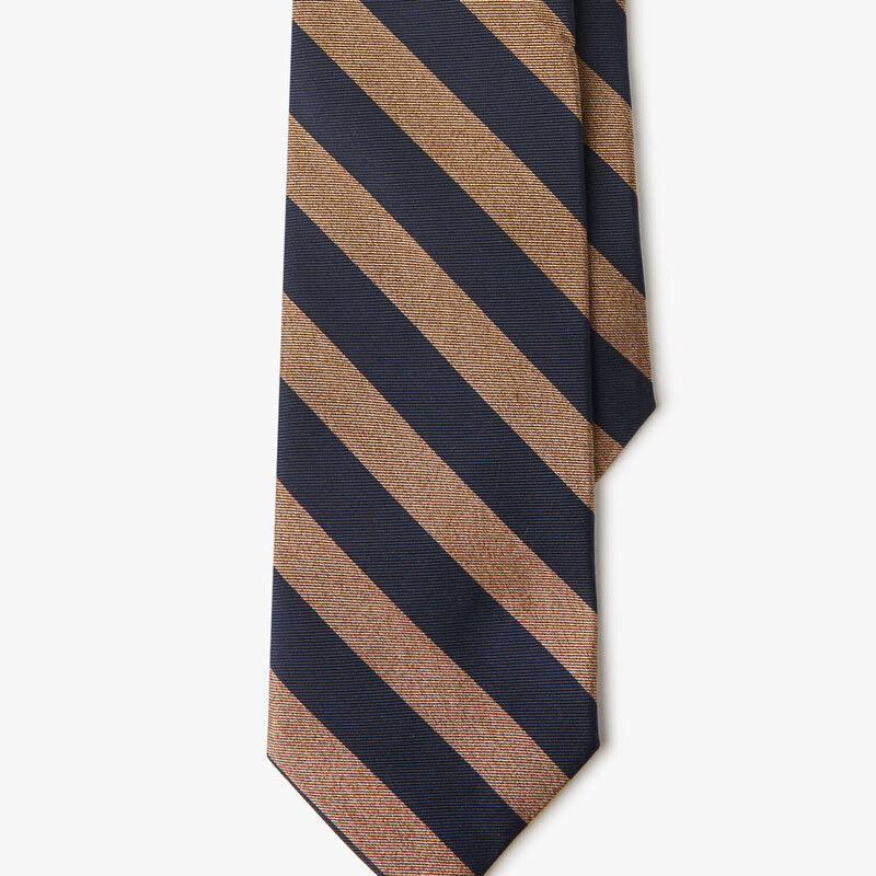 Brooks Brothers Cravatta regimental in seta - male Cravatte e Pochette da taschino Fantasia kaki REG