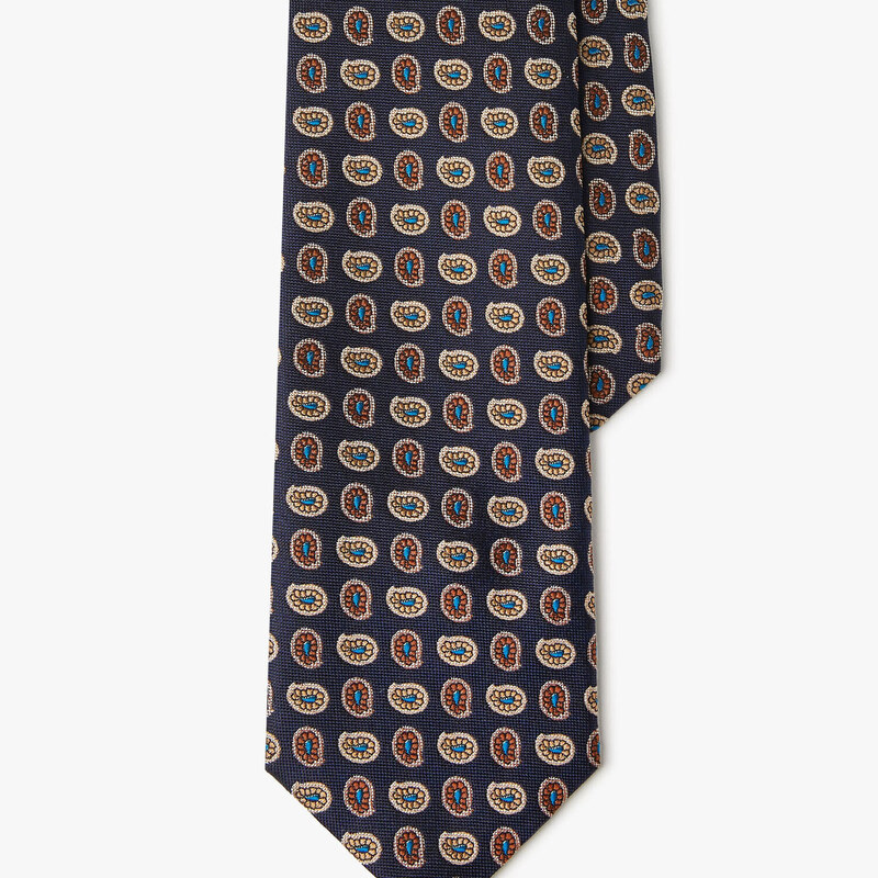 Brooks Brothers Cravatta paisley in seta - male Cravatte e Pochette da taschino Fantasia navy REG