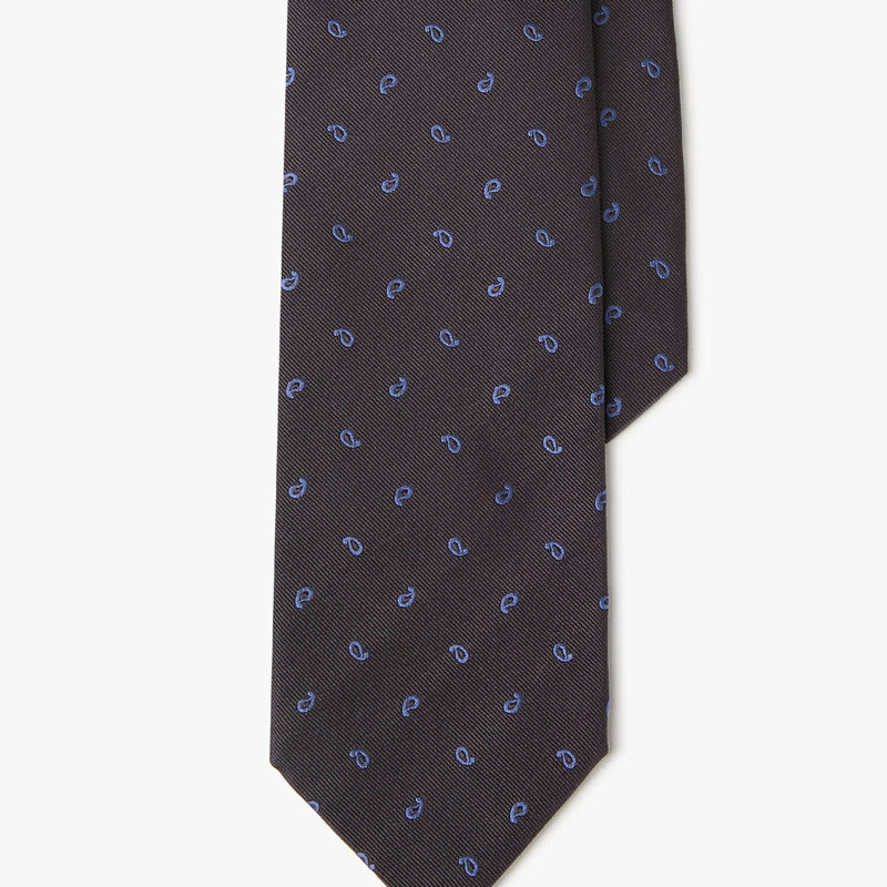 Brooks Brothers Cravatta paisley in seta - male Cravatte e Pochette da taschino Fantasia grigio scuro REG
