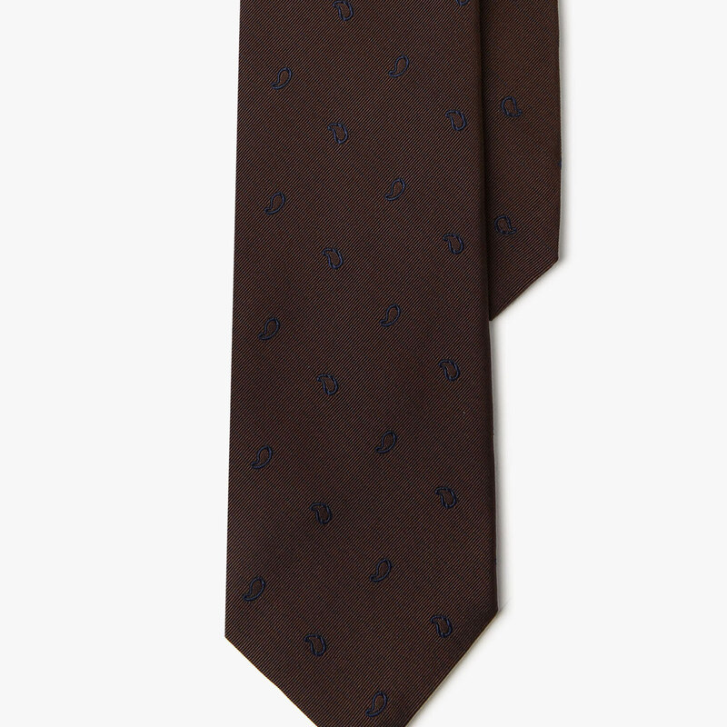 Brooks Brothers Cravatta paisley in seta - male Cravatte e Pochette da taschino Fantasia marrone REG