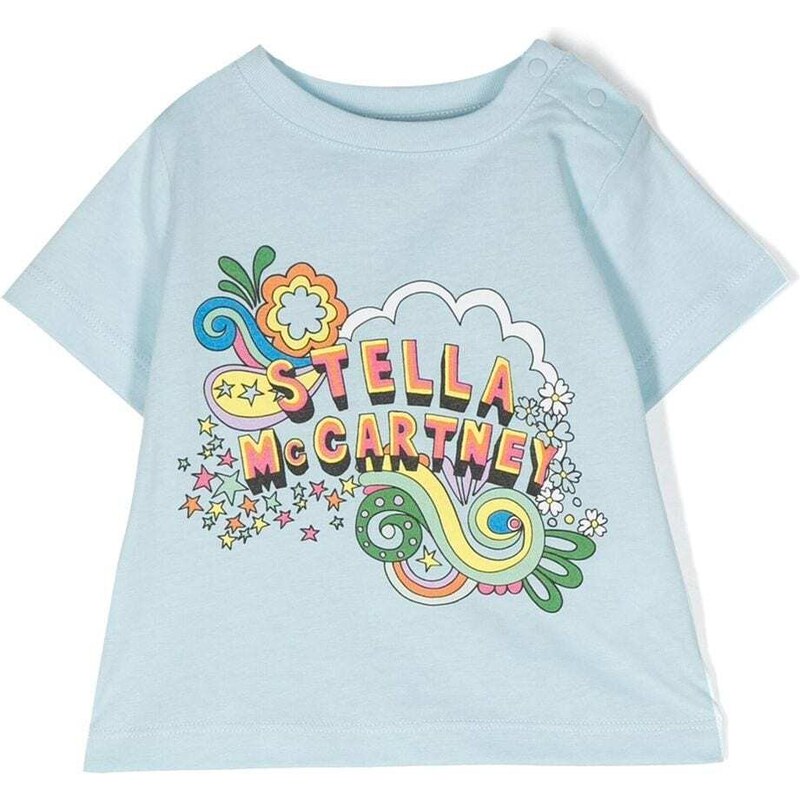 Stella McCartney Kids T-shirt con stampa - Blu