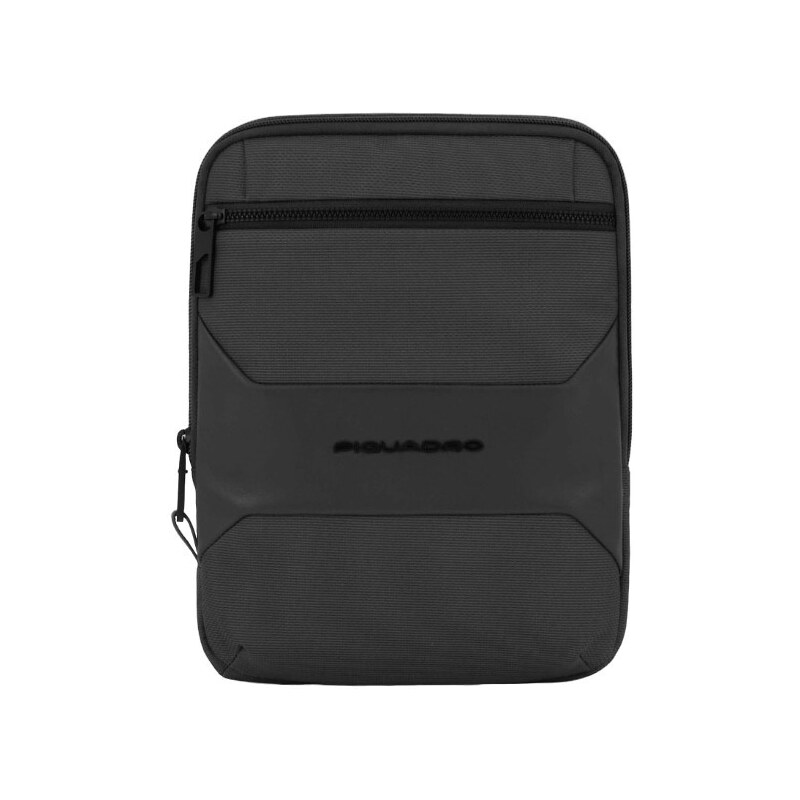 Borsello Uomo PIQUADRO In Pelle E Tessuto, Con Tasca Per IPad - Elegante, Pratico, Per Lavoro E Viaggi