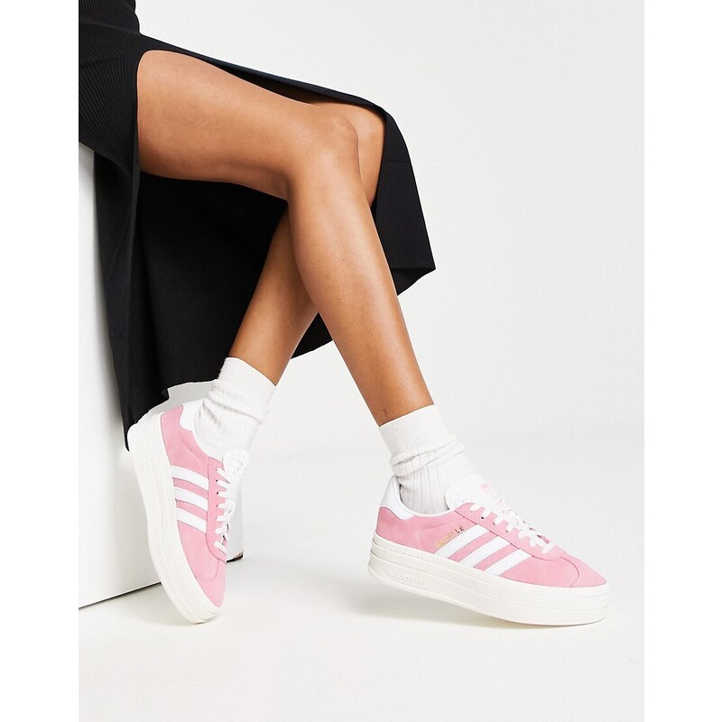 adidas Originals - Gazelle Bold - Sneakers rosa con plateau
