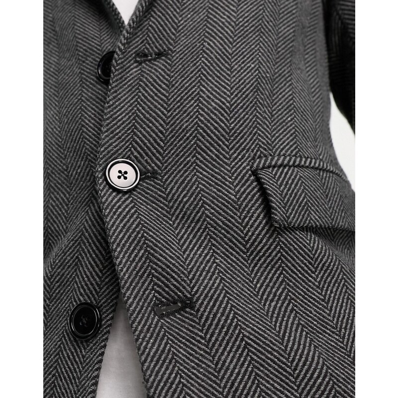 Bolongaro Trevor - Cappotto in misto lana grigio antracite
