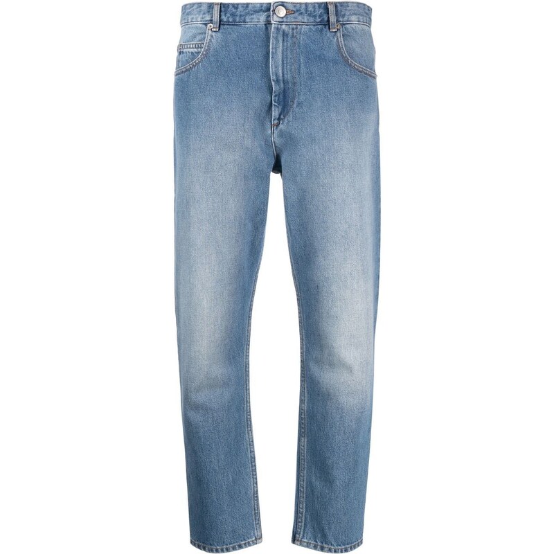 MARANT ÉTOILE Jeans slim Nea crop - Blu