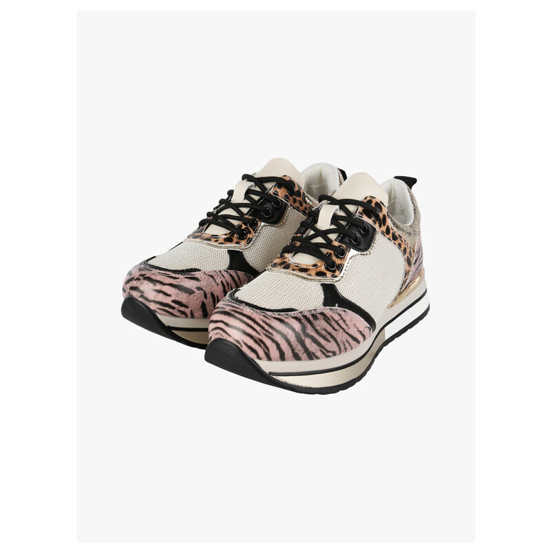 Gavi Sneakers Da Donna Con Stampa Animalier Basse Multicolore Taglia 36