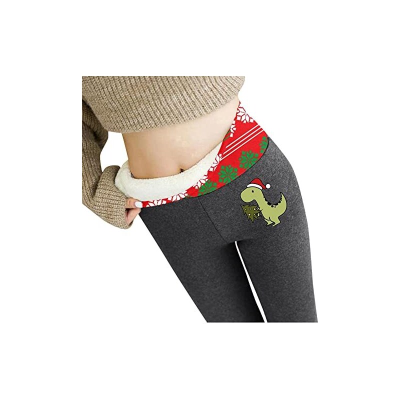 Onsoyours Leggins Pile Donna Invernali Foderati in Pile Leggins Felpati Vita Alta Termici Leggings Pantaloni Caldi Elasticizzati B Army Green XS