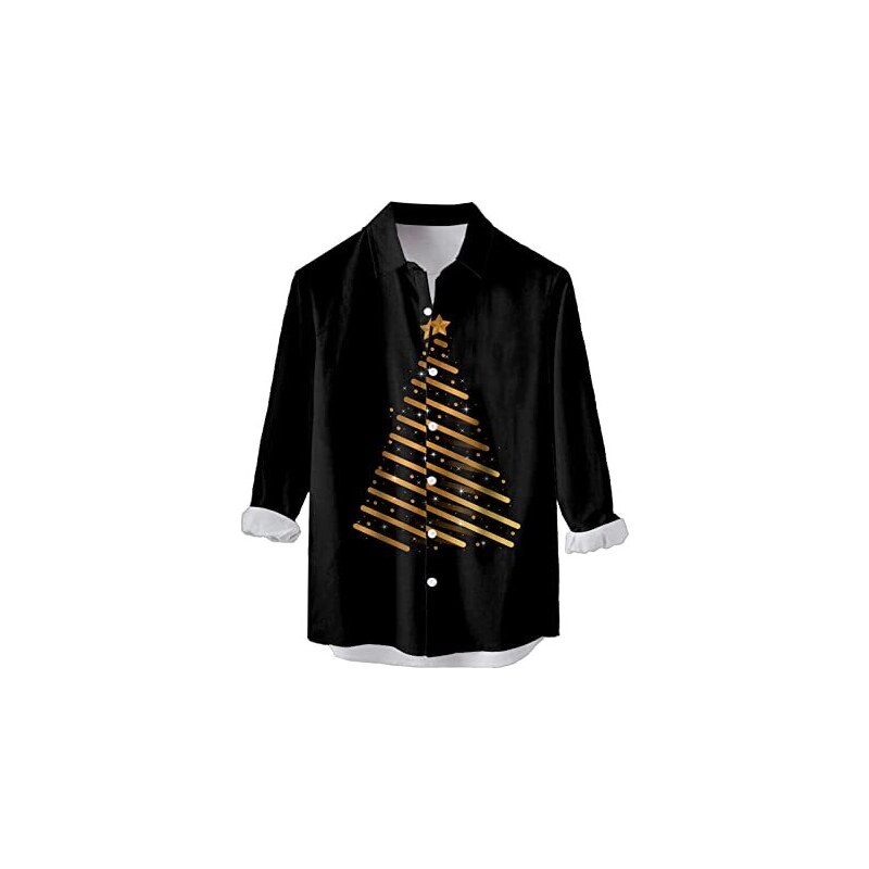 HANXIULIN Camicia estiva hawaiana da uomo, in cotone e lino, slim fit