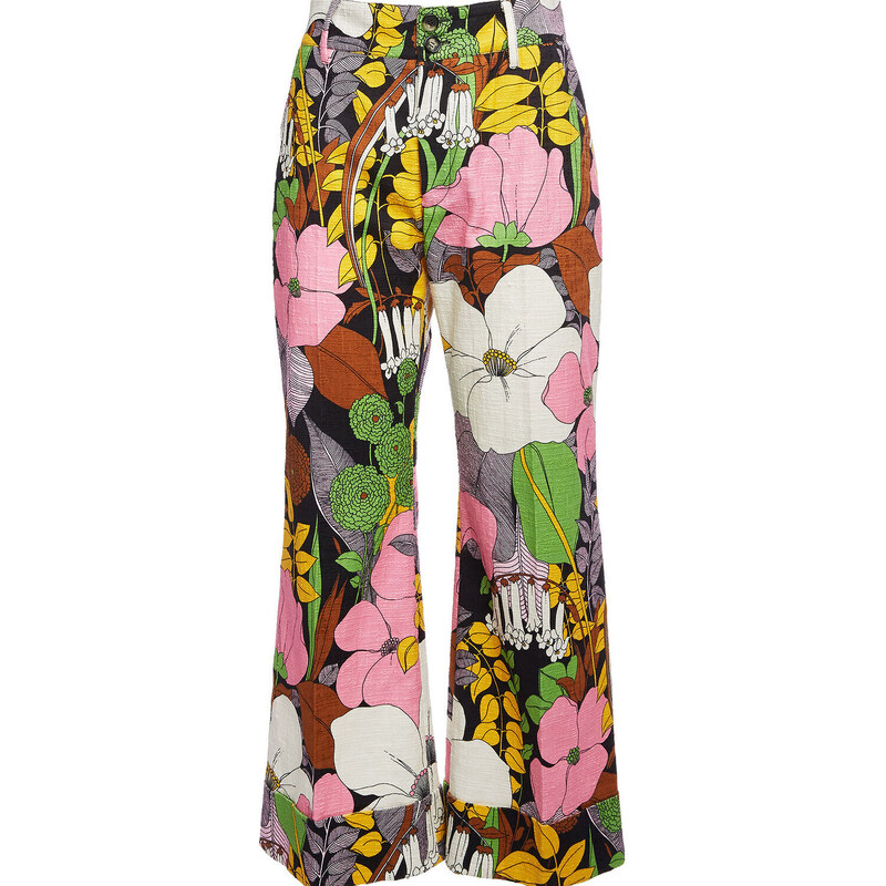 LaDoubleJ Shorts & Pants gend - Hendrix Pants Big Flower XS 98% Cotton 2% Elastane
