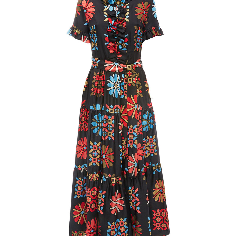 La DoubleJ Dresses gend - Long And Sassy Dress Vetrata Grande XS 100% Silk