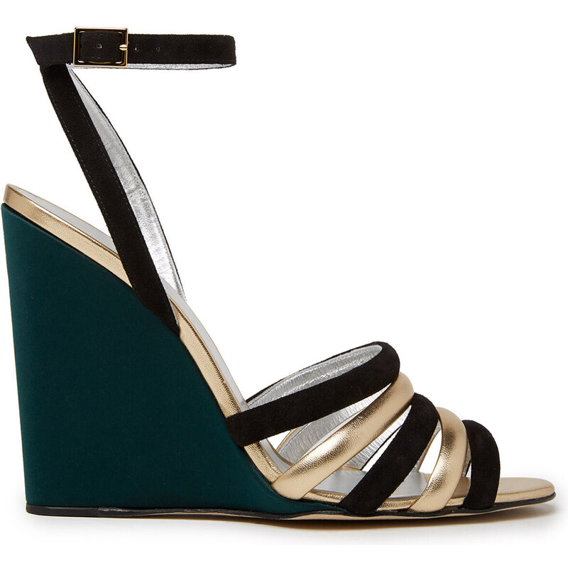 La DoubleJ Shoes gend - Tones Wedge T.Unita Verde 36 44%LEATHER15%COTTON6%POLYESTER5%BRASS10%CELLULOSE15%ABS5%TPU