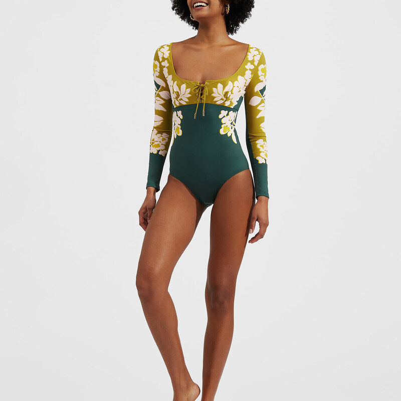 La DoubleJ Swimwear gend - Sunset Suit (Placée) Jasmine Blu Placée S 74% POLYAMMIDE 26% ELASTAN