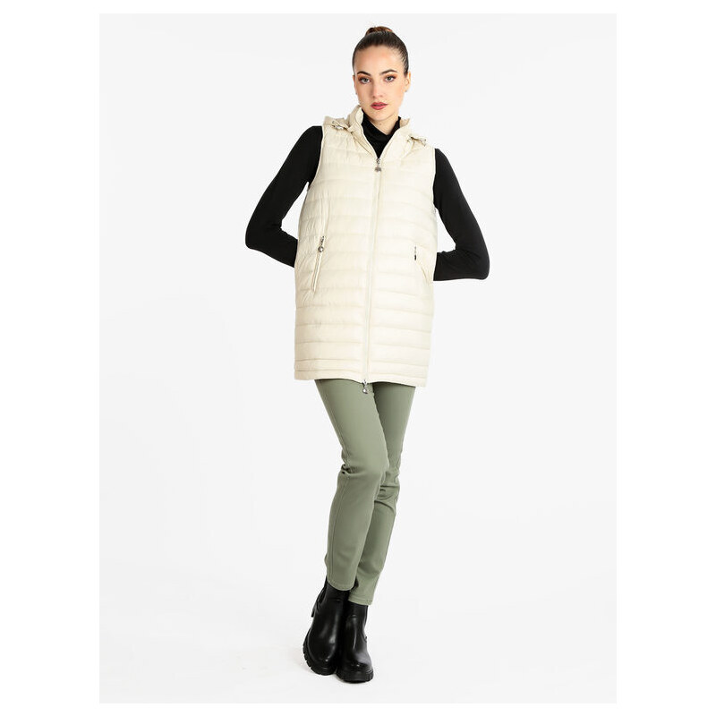 Gilet Donna Smanicato Imbottito 110 Grammi - Giubbino Senza Maniche Sportivo, Perfetto Per Inverno E Primavera - Foto 7