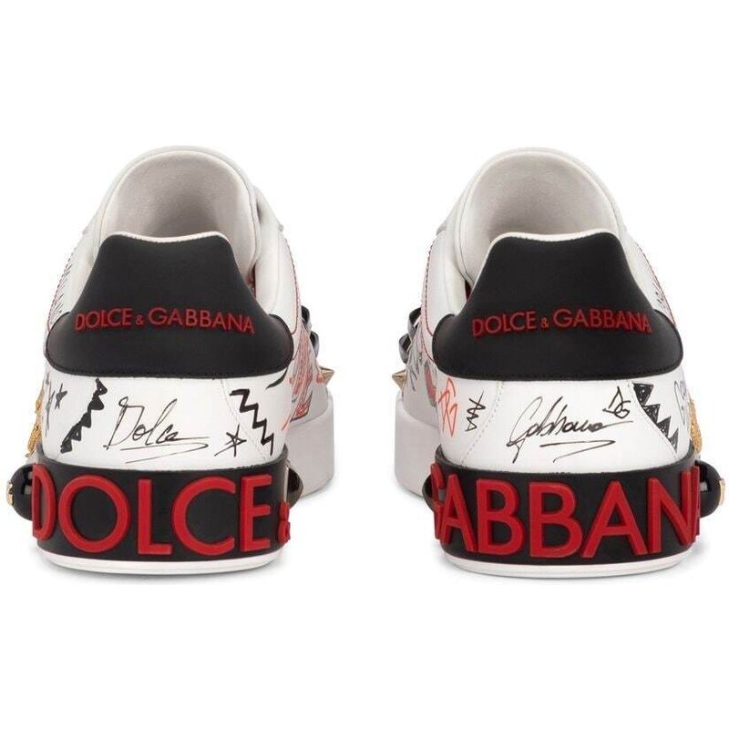 Dolce & Gabbana sneaker bianca decorata