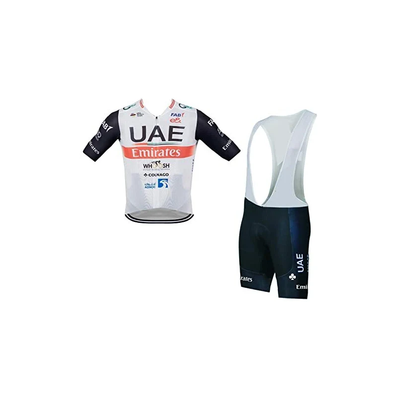 Set Maglia Da Ciclismo Uomo 2023 – Manica Corta, Pantaloncini Con Bretelle E Fondello Gel, Tessuto Traspirante, 3 Tasche Posteriori