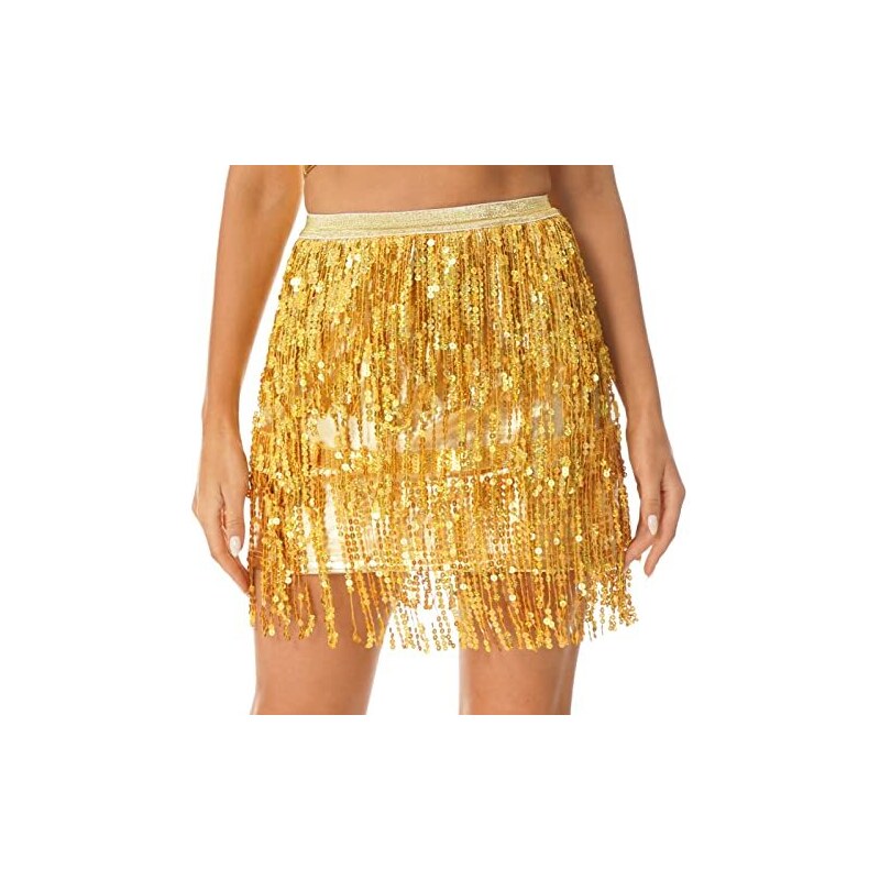 Gonna Tutu Ragazze Sunny Fashion - Paillettes Scintillanti, Taglie 2-12 Anni | Per Danza E Feste - Foto 5