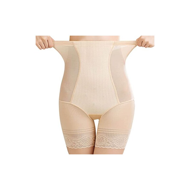 Mutandine a vita alta pancia controllo slip biancheria intima cotone senza muffin top - Small Mutandine a vita alta pancia controllo slip biancheria intima cotone senza muffin top - Small