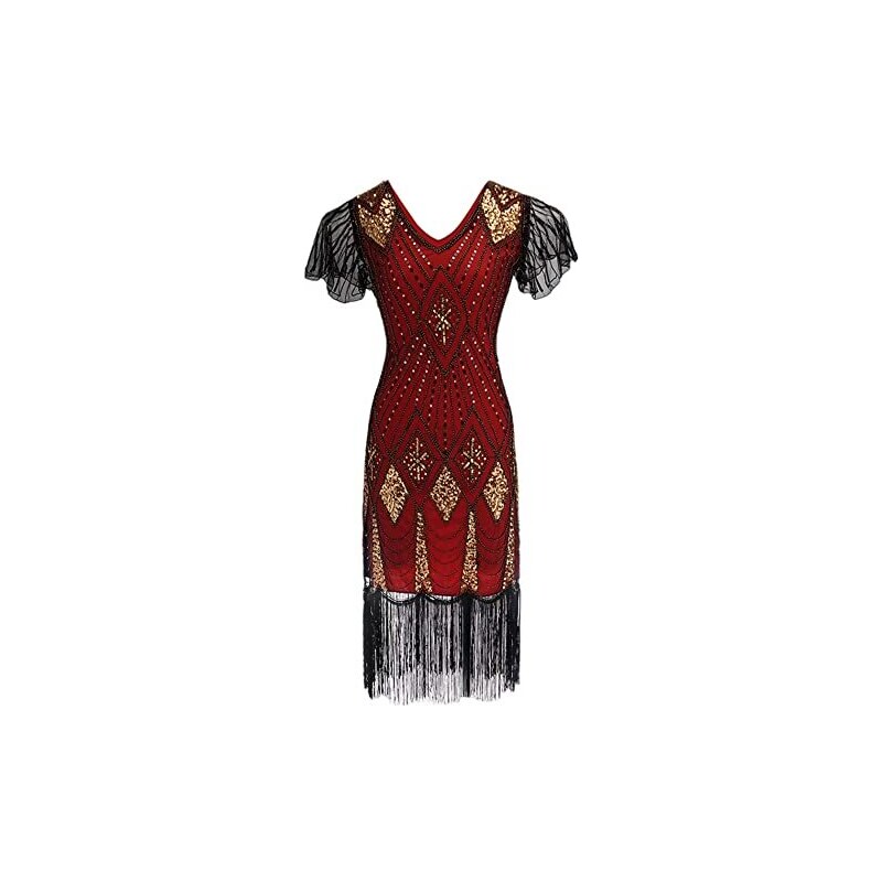 Ragazze Paillettes Loop Nappe Abito da Ballo Latino Bambini