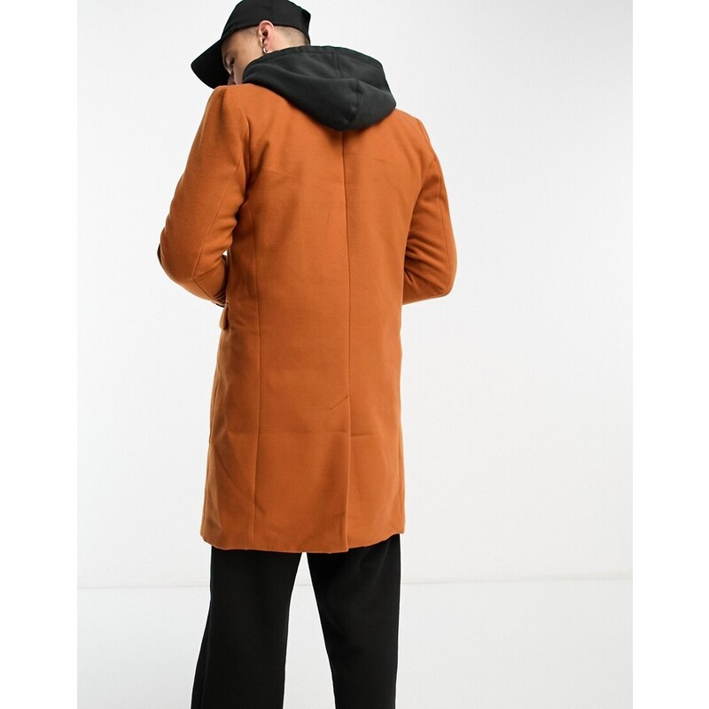 Bolongaro Trevor - Cappotto in lana arancione-Brown