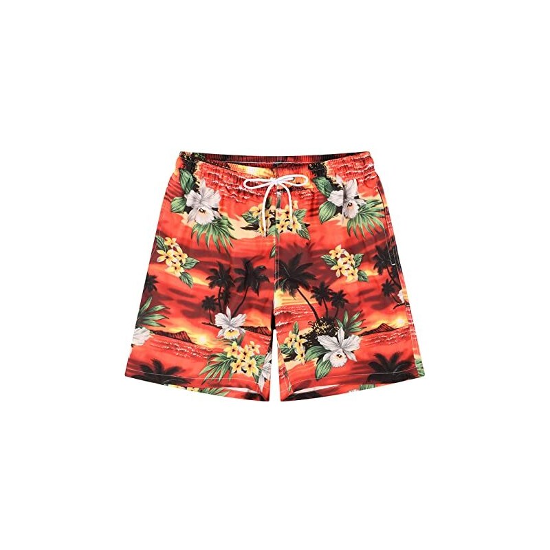 Pantaloncini Da Bagno Uomo Con Coulisse E Tasche - Costume Boxer Asciugatura Rapida - Per Spiaggia, Piscina, Surf