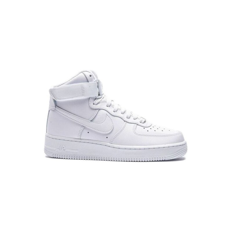 Nike Sneakers alte Air Force 1 W Hi Triple White - Stileo.it
