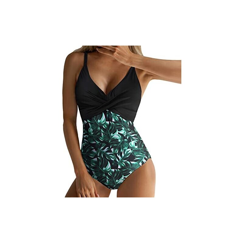 Top Tankini Donna WOWENY - Costume Da Bagno Push Up Con Coppe Incorporate Sexy
