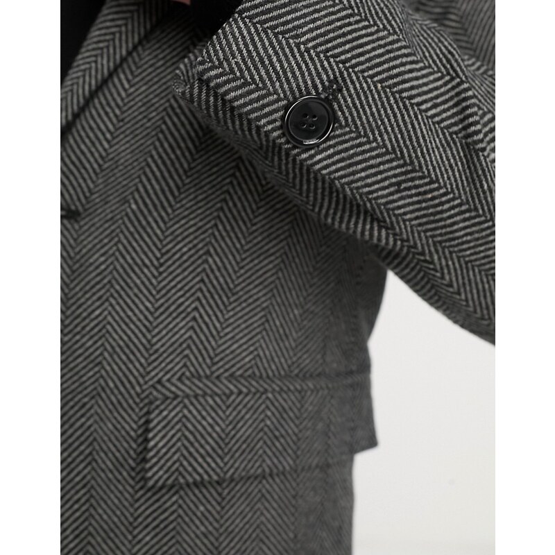 Bolongaro Trevor - Mallard - Cappotto in lana color antracite-Grigio